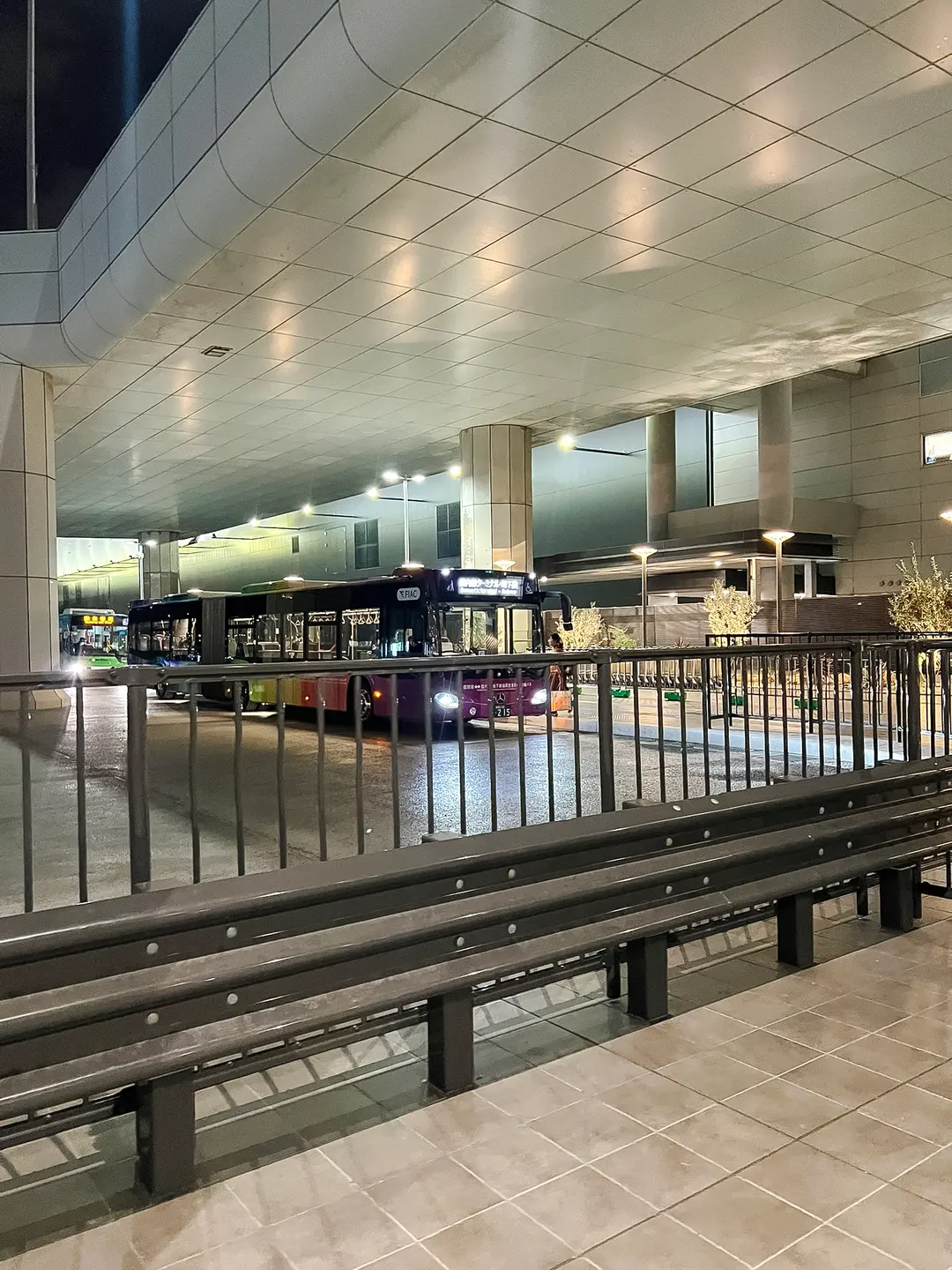 福岡機場免費接駁巴士站牌