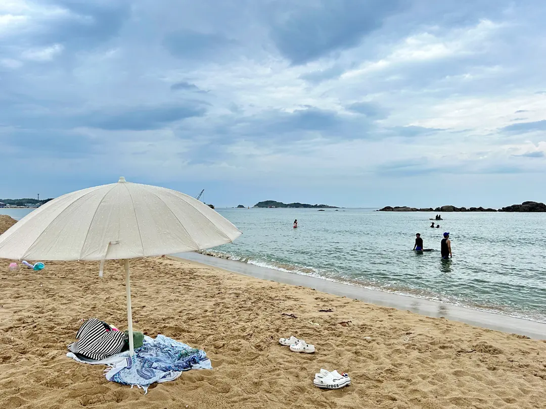 오션투유리조트 바로 앞 삼포해수욕장
