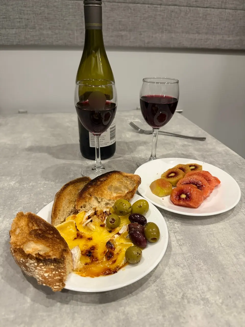 Powered site means baguette + brie cheese in the oven