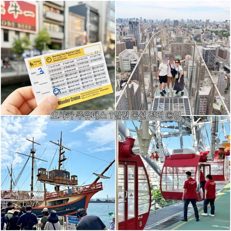 Osaka Amazing Pass 1-Day Practical Itinerary and Tips for a Family of 3