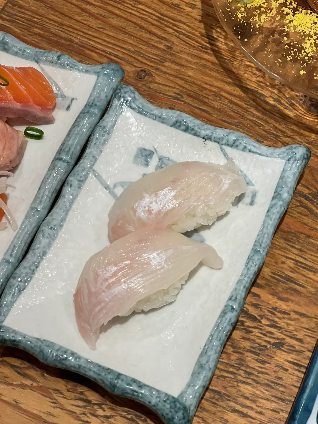 比目魚壽司近照