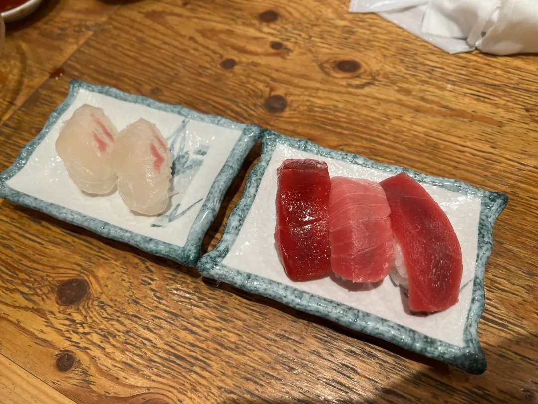 鯛魚與鮪魚三種組合