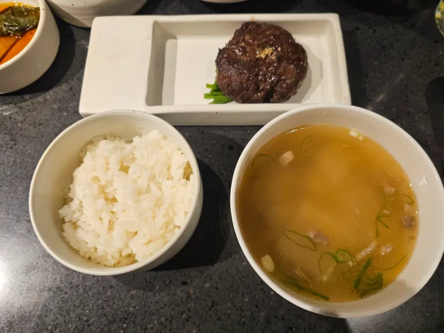 떡갈비, 식사