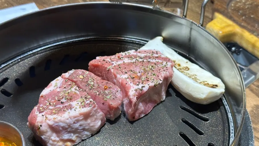 목살 2인분 & 기본 버섯