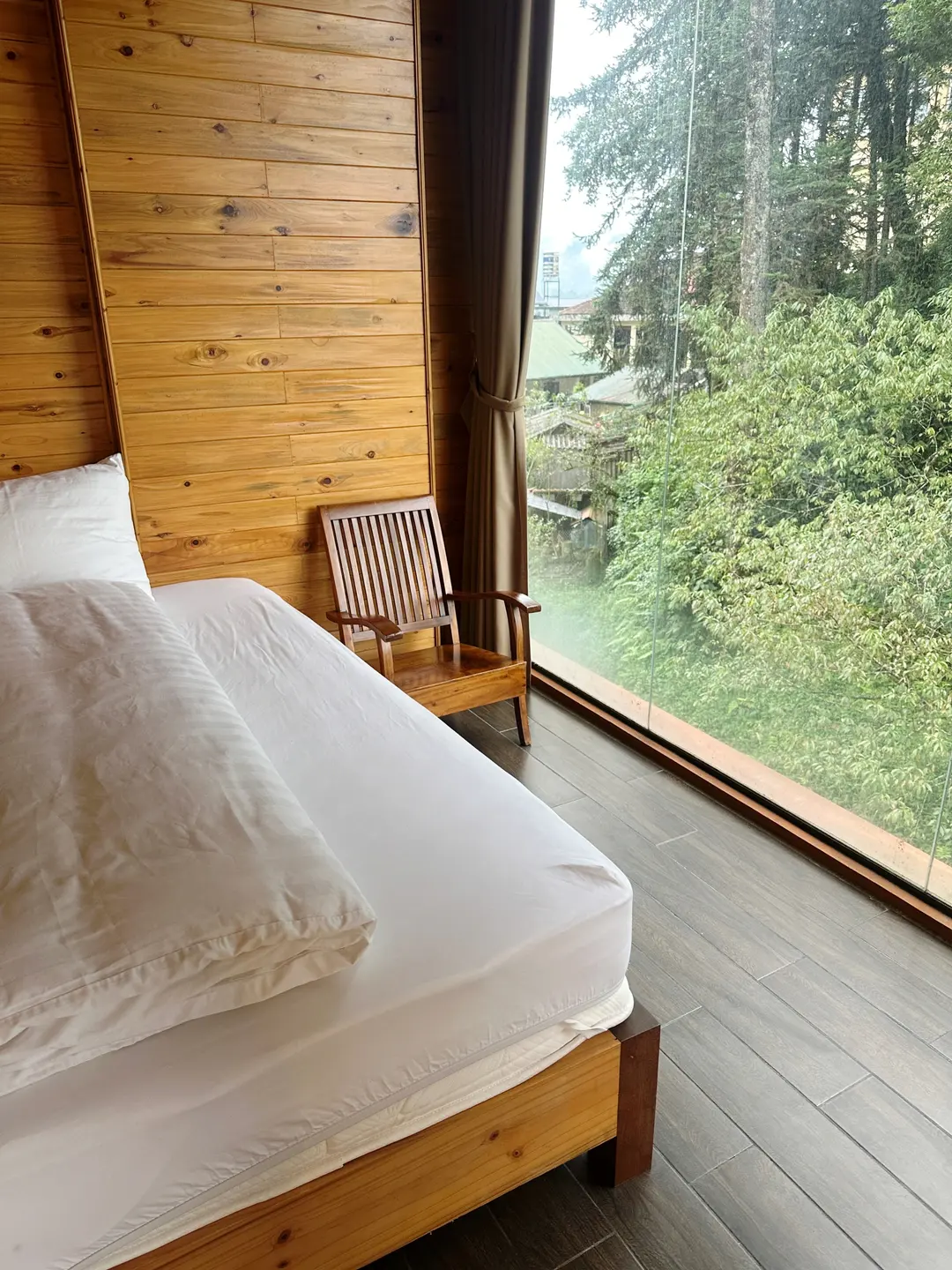 The inner bed space! So cozy~🌿