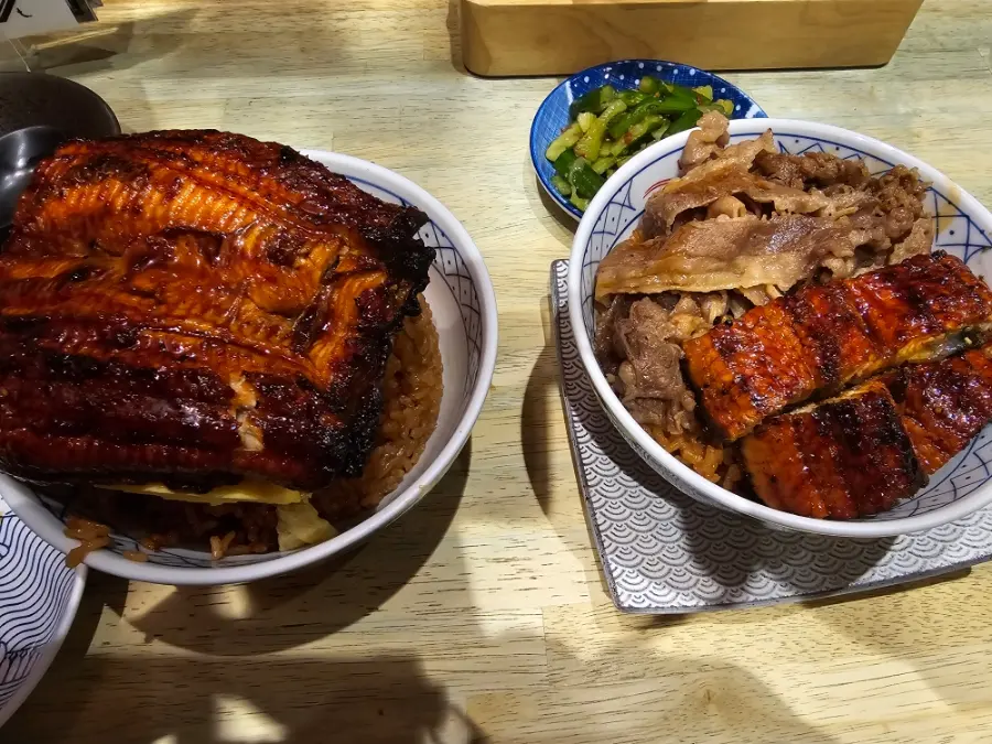 牛肉鰻魚蓋飯