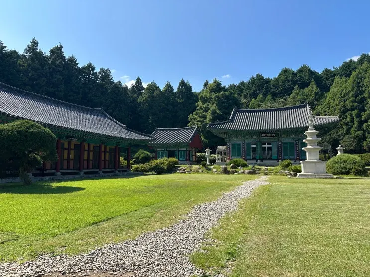통영 가볼만한곳 추천, 미래사 편백나무숲 산책코스 주차 총정리