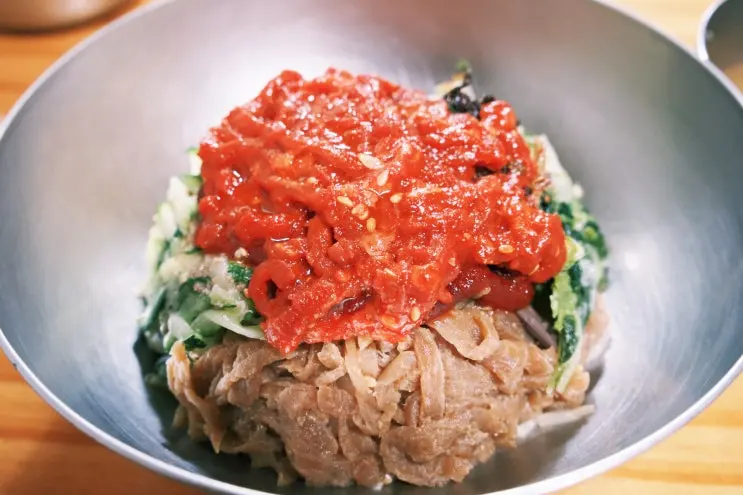 진주 중앙시장 맛집 제일식당 육회비빔밥 주차정보