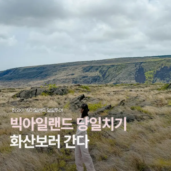 하와이 빅아일랜드 일일투어 오아후 출발 화산국립공원 코스