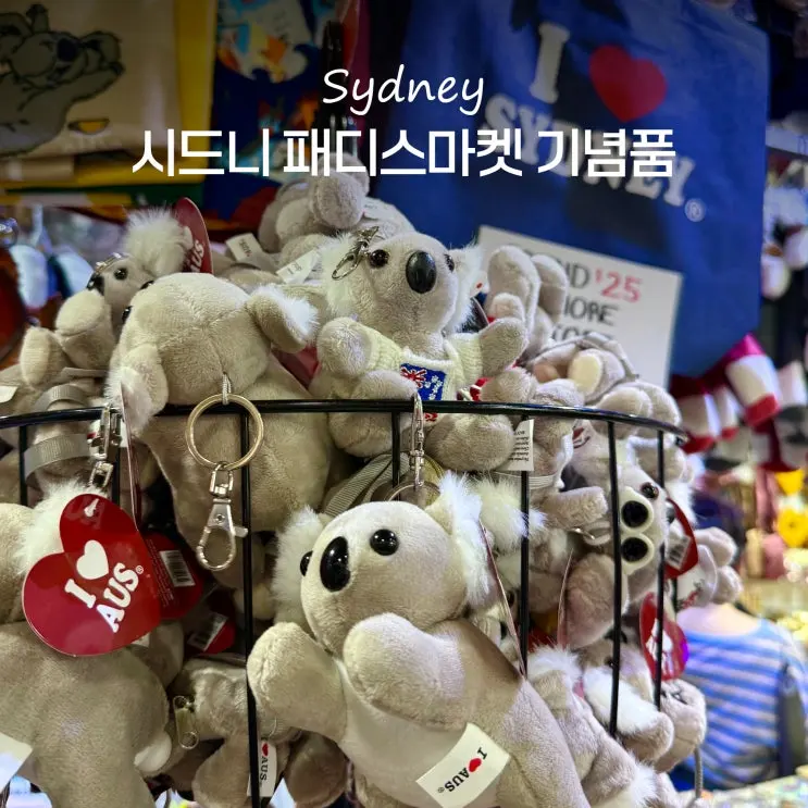 Recommended Australian Souvenirs: Sydney Paddy's Market Traffic Light Keychain Shopping