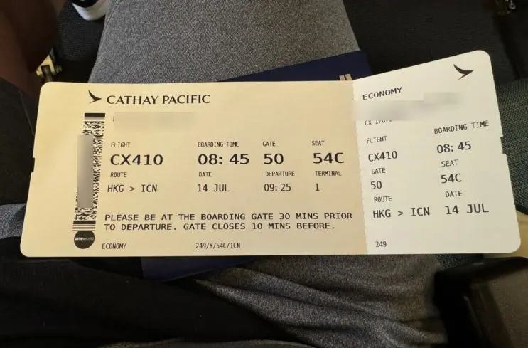 Cathay Pacific Airlines CX410 CX418 CX419 User Review