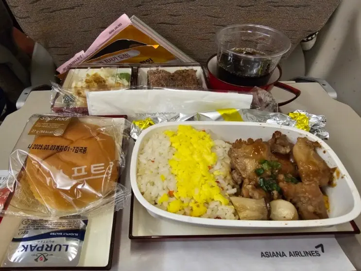Asiana Hong Kong In-Flight Meal OZ745 OZ746 Review Check-in 'Nupconomy' Tips
