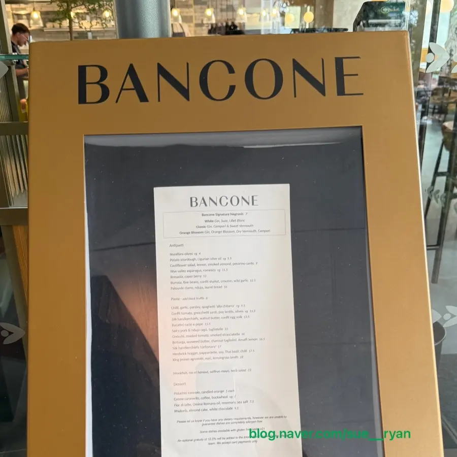 Bancone London interior