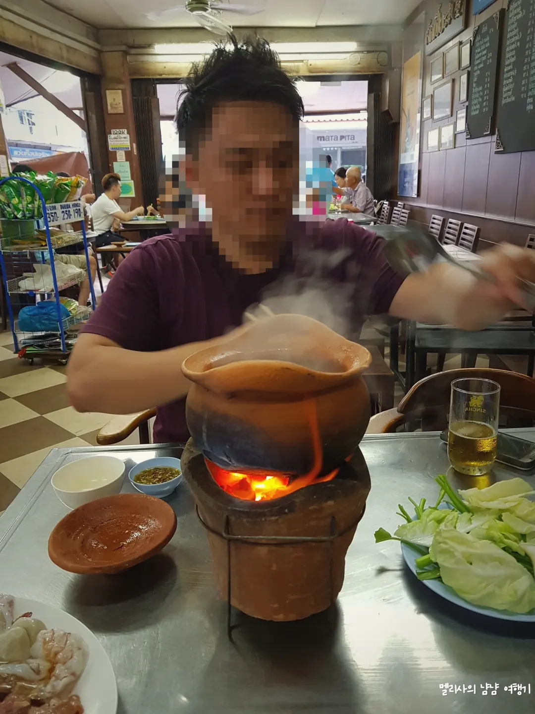 사람 앞에 둬도 되나 싶은 용광로로