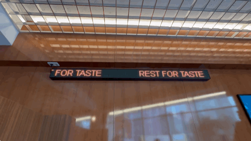 ป้าย REST FOR TASTE