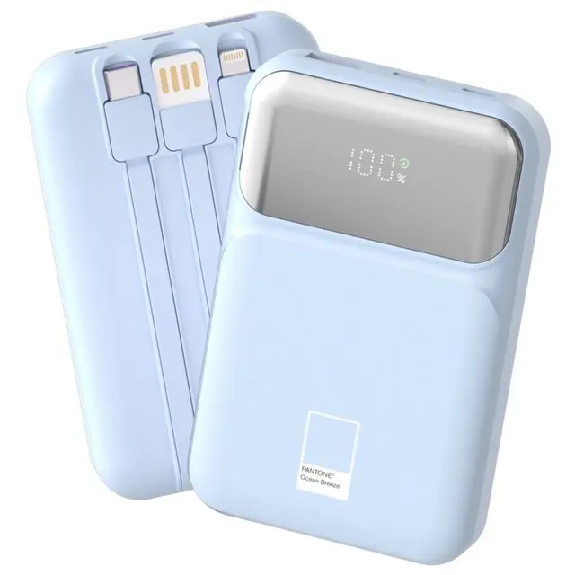 팬톤 PD 22.5W 초고속충전 대용량 케이블 일체형 미러 보조배터리 10000mAh PGB-20 - 보조배터리 | 쿠팡