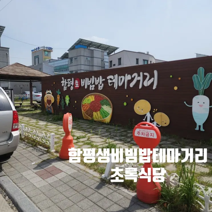 함평 생비빔밥테마거리 초록식당 생고기비빔밥