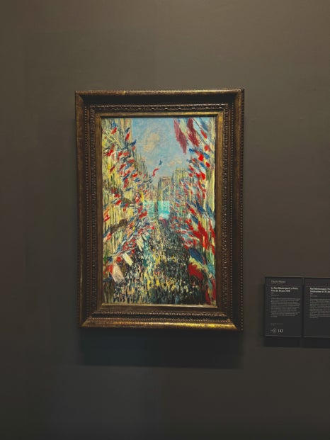 'Le Déjeuner sur l'herbe' by Édouard Manet on display.