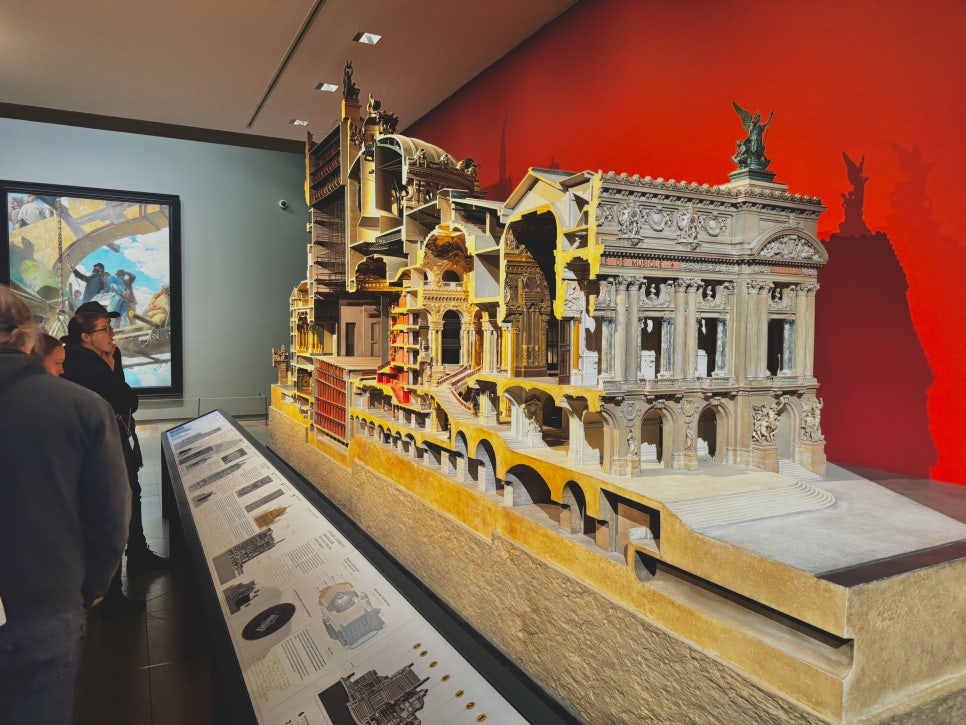 A beautiful sculpture on display inside the Musée d'Orsay.