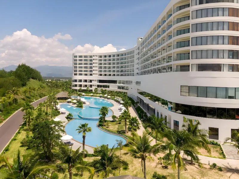 Lobby area of the resort
