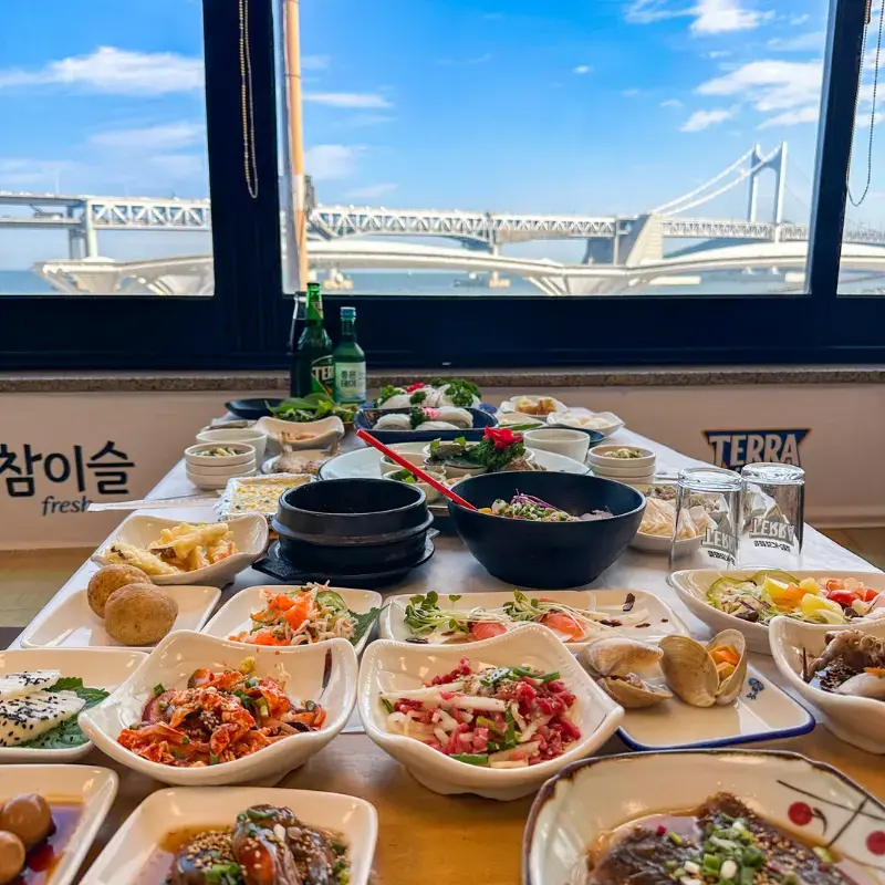 Stunning Gwangalli beach views in Busan