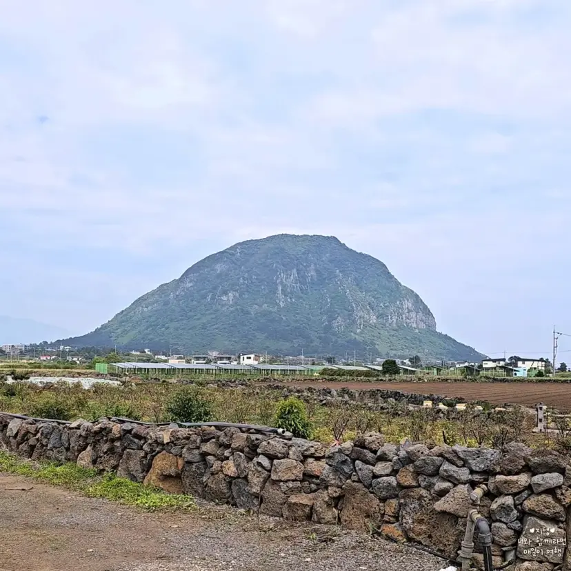 Pass Brew Jeju exterior and Sanbangsan view