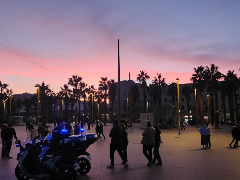 Barceloneta Beach Sunset