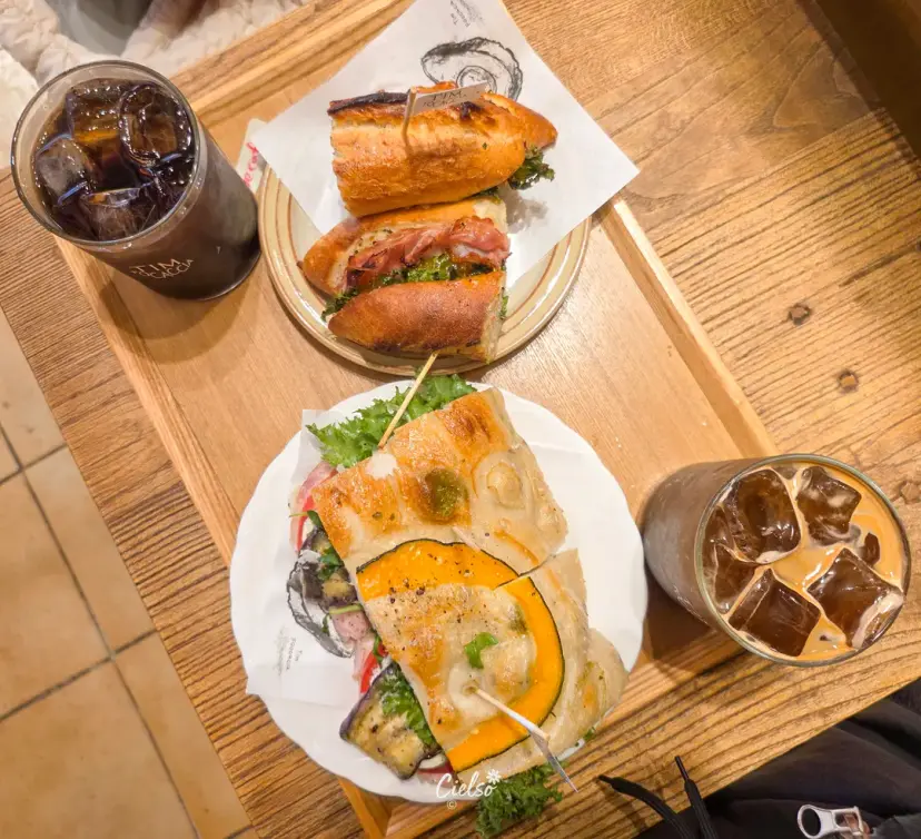 Delicious handmade focaccia sandwiches at Tim Focaccia in Daehangno