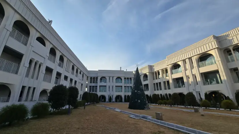 ペントハウス棟の庭園
