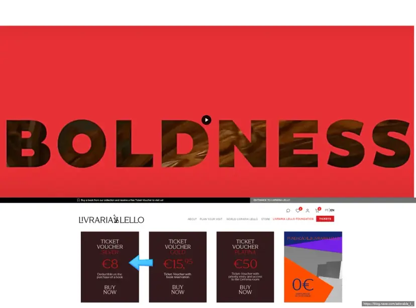 Livraria Lello Website
